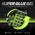 thumbnail image 3 of czcpp-Super Glue Gel for Plastic, Metal, Glass, Ceramic, Wood, Rubber, Leather, 2900 PSI Strength All Purpose Single-Use Mini CA Adhesive for Small Household Repairs, Precision Bonding - 6 Pack, 3 of 4