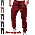 thumbnail image 2 of Hombres Casual Joggers Pantalones Pantalones de chándal Pantalones masculinos Pantalones lápiz Pantalones Tamaño S-3XL, 2 of 5