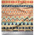 thumbnail image 1 of Soimoi Japan Crepe Satin Fabric Geometric African Printed Craft Fabric by the Yard 42 Inch Wide, 1 of 3