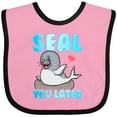 thumbnail image 3 of Inktastic Seal Cute Sea Lion Boys or Girls Baby Bib, 3 of 4