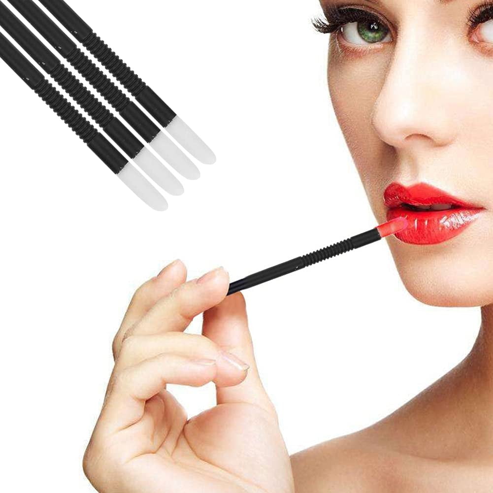 Disposable Lip Brush Wands,Lipstick Applicator Lip Concealer Brushes