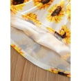 thumbnail image 5 of Dooleck Toddler Girl Ripped Jeans Sunflower Shirt Top Denim Pant Kids Girls Clothes, 5 of 8