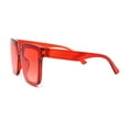 thumbnail image 3 of Girls Child Size Half Rim Rimless Horn Rim Designer Style Sunglasses Red, 3 of 4