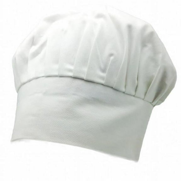 GENL Adjustable White Blank Chef Hat | L