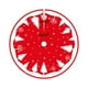thumbnail image 2 of Falda para Árbol de Navidad de 90 Cm | Base de Poliéster Rojo con Estampado de Estrellas Doradas | Tapete Decorativo Duradero para Árbol de Navidad | Protege El Suelo de La Savia de Las Agujas de Pin, 2 of 6