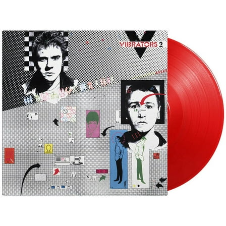 The Vibrators - V2 - Limited 180-Gram Translucent Red Colored Vinyl - Music & Performance