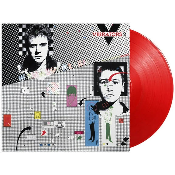 The Vibrators - V2 - Limited 180-Gram Translucent Red Colored Vinyl - Music & Performance