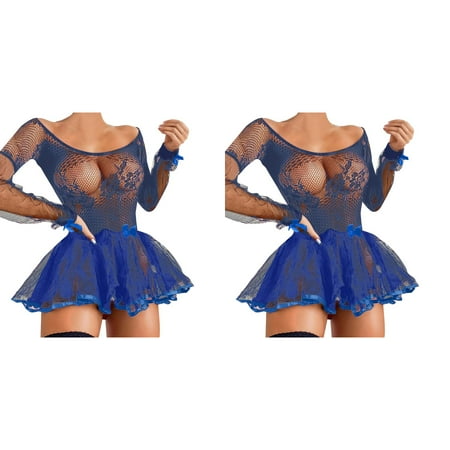 2 Pack Women Lace Lingerie Mesh Lingerie Underwear Dress Fishnets for Women Lingerie Lingerie plus Size Corset Lingerie Lingerie Set for Women Bodysuit Lingerie for Women with Robe