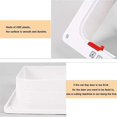 thumbnail image 4 of Puerta de gato grande compatible con mascotas (tamaño exterior 9,9x9,2 pulgadas) solapa de gato con bloqueo de 4 vías compatible con puerta interior exterior para mascotas, fácil y rápido de instalar Afortunado Sencillez, 4 of 5