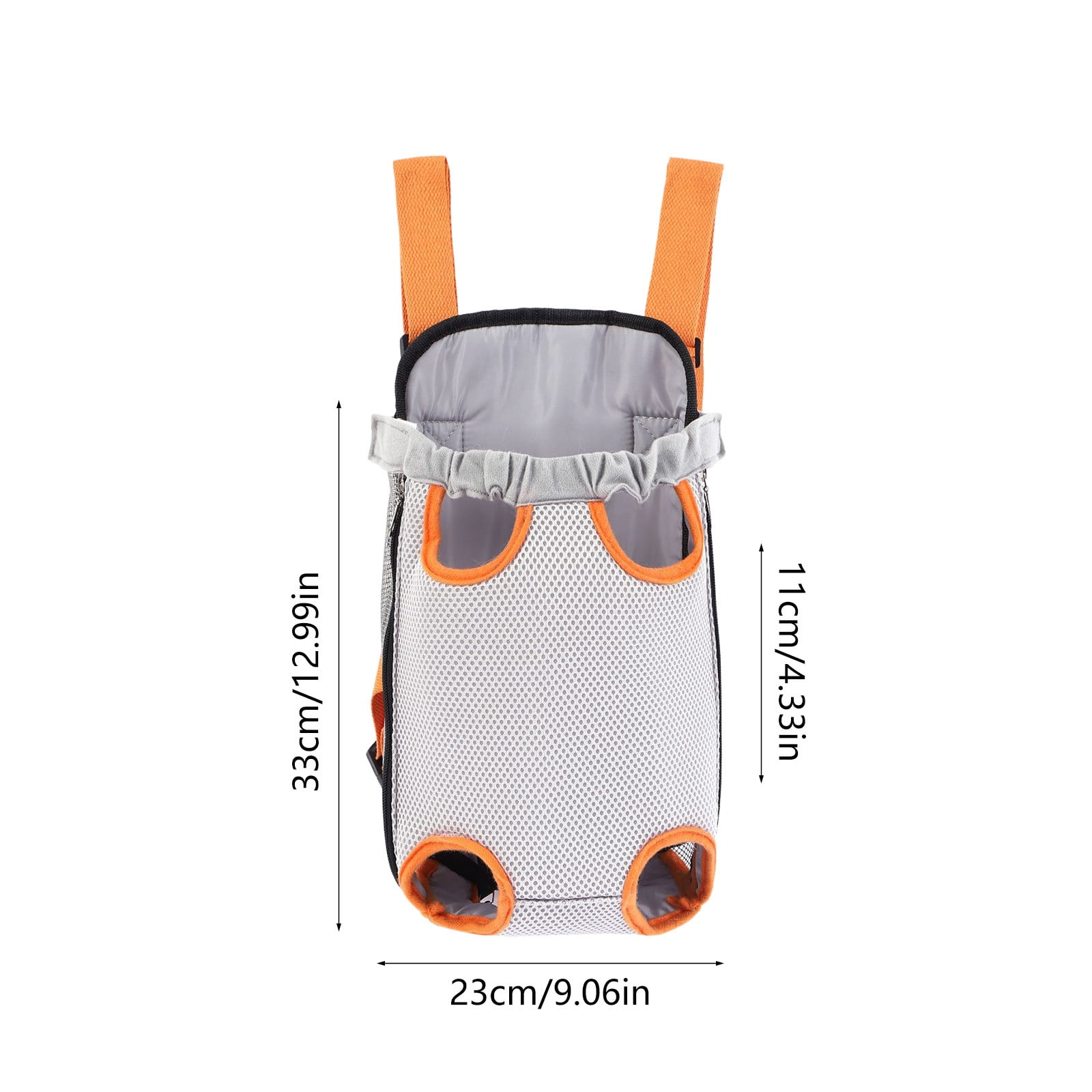 Lunxisen 1 Pcs Breathable Pet Backpack Carrier Mesh Ventilation Outdoor Travel Hiking Portable Dog Cat Carrier Bag(M)