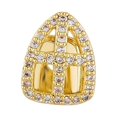 thumbnail image 4 of QccHieUs Hip Hop Teeth Grill Decor Copper Tooth Grill for Parties Music Festival Show Gold, 4 of 9