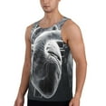 thumbnail image 2 of Pofeuu Heart Illustration Print Men's Workout Tank Tops Sleeveless Muscle Gym Shirt Quick Dry-Small, 2 of 7