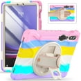 thumbnail image 1 of Funda protectora para Samsung Galaxy Tab S10 Lite / S10 FE / S9 FE 5G / S9 Tablet de 10,9''/11'', a prueba de golpes, con portalápices, correa de mano giratoria de 360° y correa para el hombro., 1 of 9