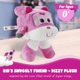 thumbnail image 2 of Peluche Super Wings 7 Dizzy para bebés y niños, color rosa, 2 of 8