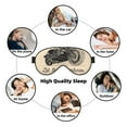 thumbnail image 7 of Salouo Let The Adventure Begin Pattern Sleep Mask,Sleep Eye Mask & Blindfold Eye Sleep Shade Cover with Elastic Strap Soft Eye Cover Eyeshade for Night Sleeping Travel & Nap, 7 of 7