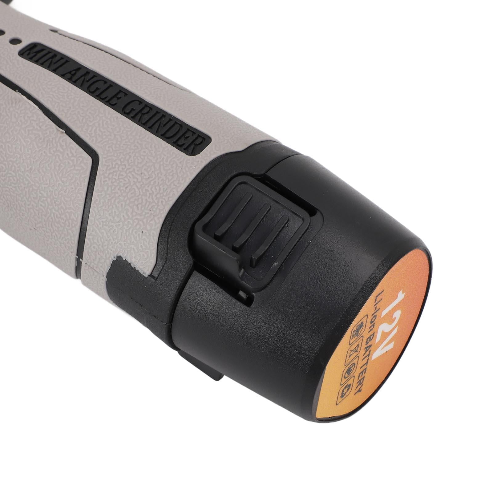 Yajisi 19,500 RPM Cordless Angle Grinder, 12V 1500 mAh Dual Batteries, Lightweight 6.3″×10.6″, Protective Shield, Ergonomic Handle