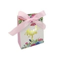 thumbnail image 1 of maskred 50 Pieces/Set Wedding Candy Paper Box with Ribbon Portable Fashion Style Party Gift Boxes Case for Engagement Proposal Type 2, 1 of 6