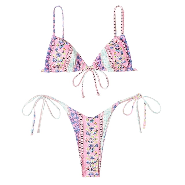 MKLEKYY Trajes De Baño Dama Sexy Bikini 2023 Swimsuit Women Swimwear Push Up Bikini Set Thong Brazilian Bathing Suit Beach Wear