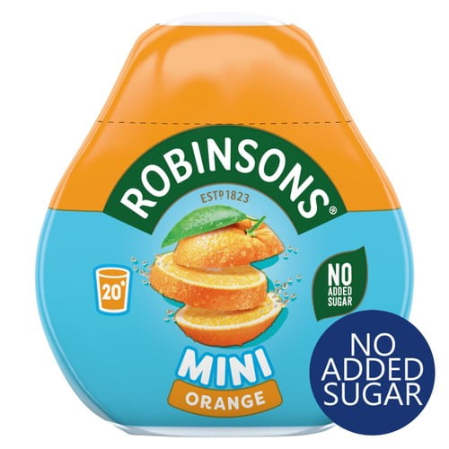 Robinsons Mini Orange No Added Sugar 66ml, British Import (Pack of 3)