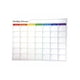 thumbnail image 5 of Matsuzay Sala de estar Dormitorio Frigorífico Horario Etiqueta Oficina Desmontable Reutilizable Mensaje Tablero Planificador Pizarra blanca Tableros de Mensual 2piezas, 5 of 5