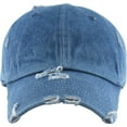 thumbnail image 4 of Washed Solid Vintage Distressed Cotton Dad Hat Adjustable Baseball Cap Polo Style, 4 of 7