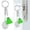 Green, variant on Badminton Keychain Metal Sports Charm Student Gift Bag Pendant