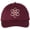 Maroon, variant on Atom Embroidered Dad Hat Science Baseball Cap Geek Nerd (RoyalBlue)