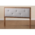 thumbnail image 5 of Baxton Studio Walnut Brown Finished Wood Full Size Headboard, 5 of 9