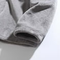 thumbnail image 7 of LNWUY Mens Fuzzy Sherpa Pullover Hoodie Sweatshirts Long Sleeve Sport Front Pocket Fashion Fall Outwear Winter Hooded Gray L, 7 of 7