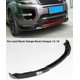 thumbnail image 2 of Para Land Rover Range Rover Evoque 2012 2013 2014 2015 2016 2017 2018 Alerón de parachoques delantero de fibra de carbono real, 2 of 4