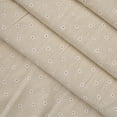 thumbnail image 3 of Aofoto Linen Blend Daisy Curtains for Living Room, Classic Printed Flower Rod Pocket Curtains for Bedroom, 2 Panels, 42"x96", 3 of 6