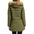 thumbnail image 2 of Orolay Womens Quilted Down Jacket Warm Winter Down Parka with Hood Outerwear Coats Green L, 2 of 5