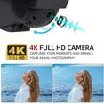thumbnail image 6 of Aerial Drone Professional HD 1080P 90° Adjustable Camera Folding Wifi 360 Degree Roll FPV Selfie RC Drone with Real Time Video, 6 of 10