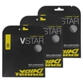 thumbnail image 2 of VOLKL V-Star | Tennis Racquet String | Spin & Control | Smooth Finish Co-Polymer String (Silver, V24037_17G, Set), 2 of 2