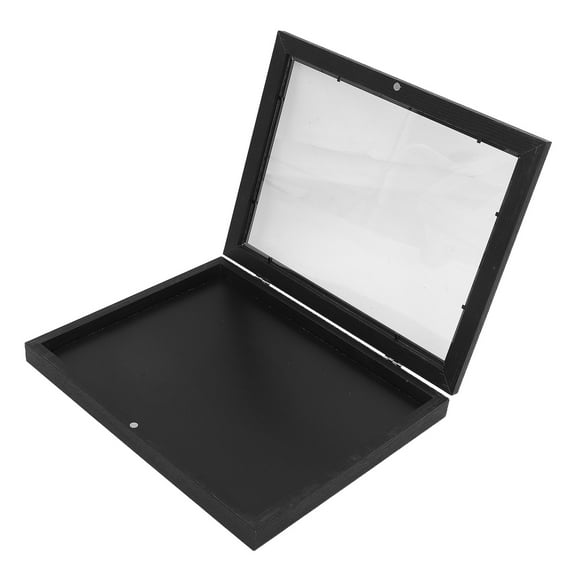 AURARMLET Black Wooden Football Shirt Frame Display Case for Signed Jersey Memorabilia Protection