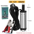 thumbnail image 2 of Pompe de Transfert Submersible pour Voiture, Camping, Pêche, Carburant Diesel 12V DC, Simple à Raccorder, 2 of 7