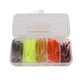 thumbnail image 4 of Señuelos Blandos, Kit De Cebo Blando Reutilizable Estirable De PVC Artificial 60 Unids/caja Con Anzuelos De Manivela De Acero Inoxidable Para Pesca De Lubina, 4 of 8