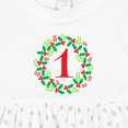 thumbnail image 4 of Inktastic Christmas First Birthday One Year Old Girls Baby Dress, 4 of 5