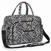 WelaVila Diaper Bag Tote: Stylish Tote Diaper Bags with Changing Pad, Stripe, 1 pk