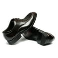 thumbnail image 6 of Santimon Coffee Dress Shoes for Men Lace-up Derby Shoes Classic Formal Business Oxford Shoes US 9, 6 of 8