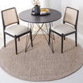 thumbnail image 2 of SAFAVIEH Metro Matilda Striped Area Rug, Ivory/Light Brown, 6' x 6' Round, 2 of 11