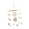 thumbnail image 1 of Móvil para cuna de bebé, campana colgante para cama, juguete colgante, campana para cama de bebé, juguetes Montessori creativos para bebés recién Estrella beige, 1 of 9