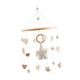 thumbnail image 1 of Móvil para cuna de bebé, sonajeros para recién nacidos, carillón de viento de madera móvil, campana de cama para cuna, juguetes Montessori de dibujos Estrella beige, 1 of 9