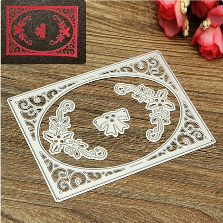4Pcs Cutting Dies Cut Metal Scrapbooking Stencils Nesting Die DIY Embossing Photo Album DIY Paper Cards Making Craft Christmas Decoration
