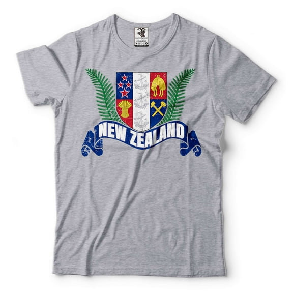 New Zealand Unisex Shirt New Zealand Country Flag Logo Shirt Mens Womens New Zealand Shirt