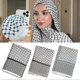 thumbnail image 3 of Palestine Scarf Islamic Chiffon Scarf Keffiyeh Hijab Palestinian Hijab Shawls, 3 of 3