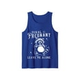 thumbnail image 2 of Feral and Pregnant Tank Top – Funny Raccoon Maternity Shirt for Mom-to-Be, Cute Pregnancy Announcement Tee, 2 of 6