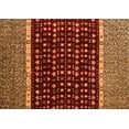 thumbnail image 1 of Ahgly Company Indoor Rectangle Abstract Orange Modern Area Rugs, 5' x 8', 1 of 4