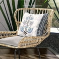 thumbnail image 4 of Mughal Buta Indoor/Outdoor Pillow with Removable Cover in Off-White Gray20x20, 4 of 4