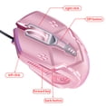 thumbnail image 4 of VONKY Gaming Mouse Low-noise 7 Color Backlight 6 Key Anti-slip Mechanical Mouse Gaming Accessory, Pink, 4 of 9